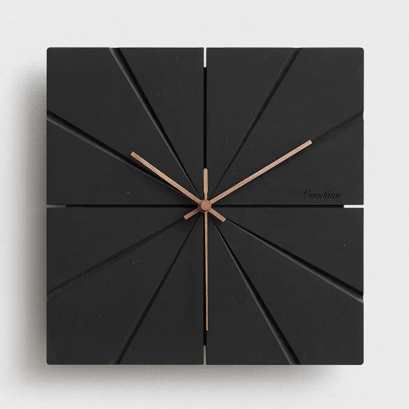 Blackhaus - Black Shaped Wall Clock