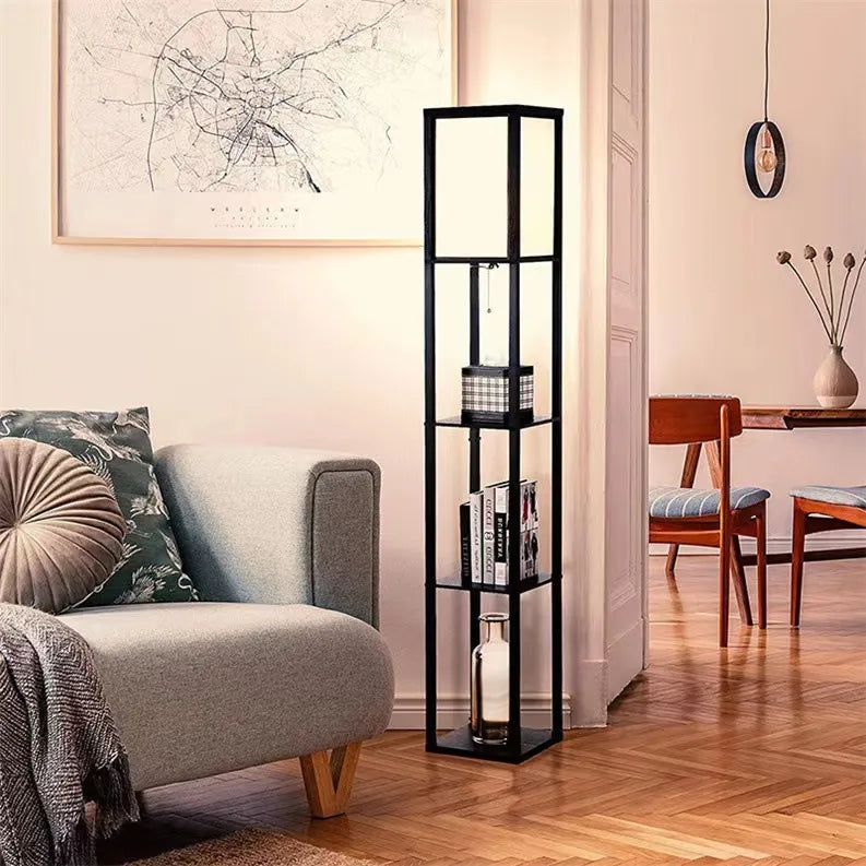 Blackhaus - Freestanding Lamp with Shelf