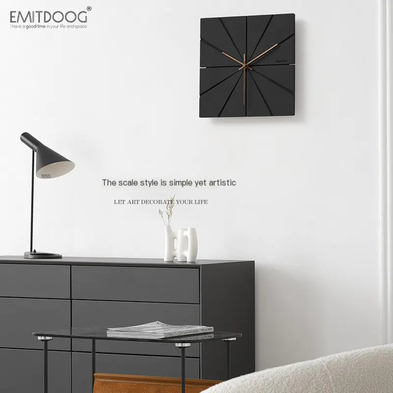 Blackhaus - Black Shaped Wall Clock