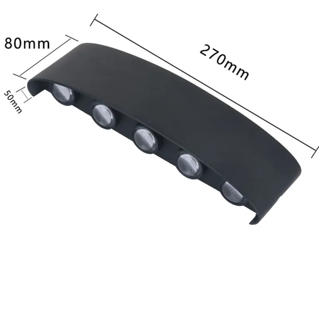 BlackHaus - Wallmounted Aluminum LED light