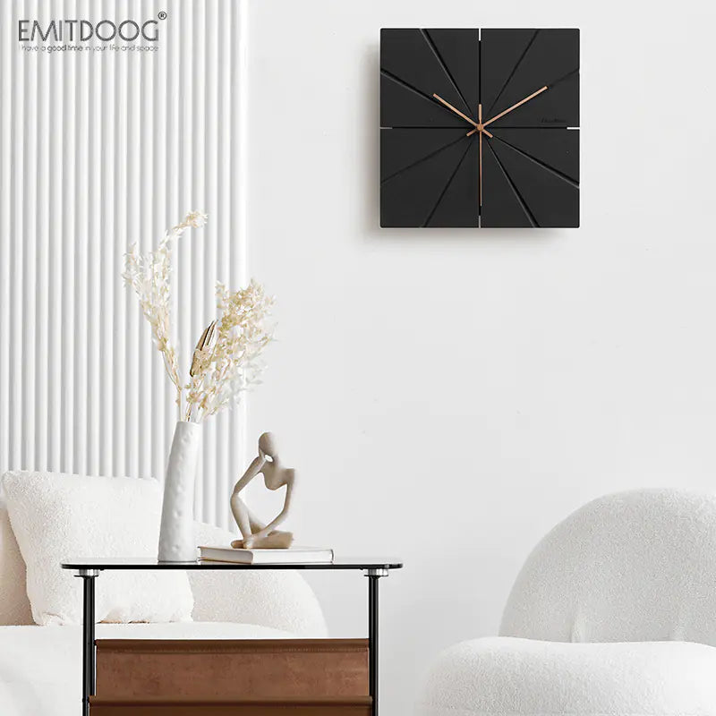Blackhaus - Black Shaped Wall Clock