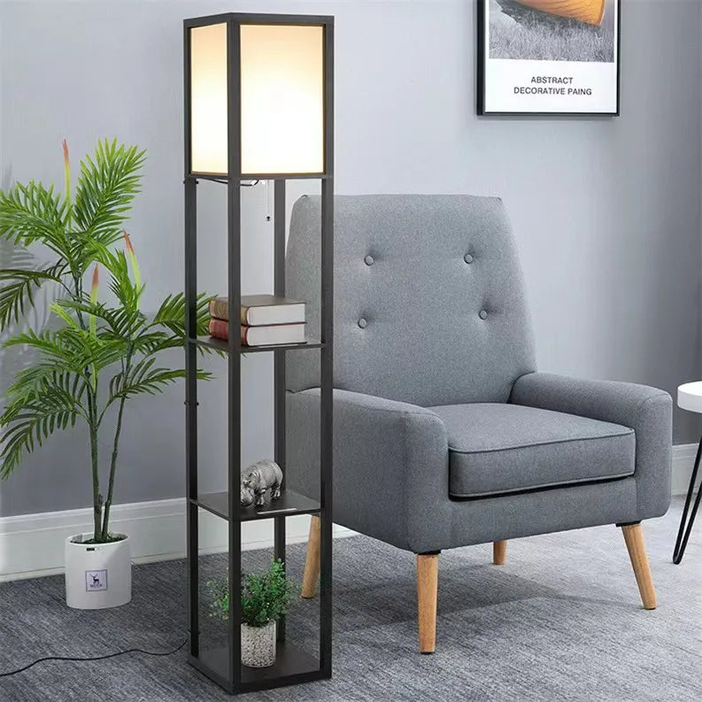 Blackhaus - Freestanding Lamp with Shelf