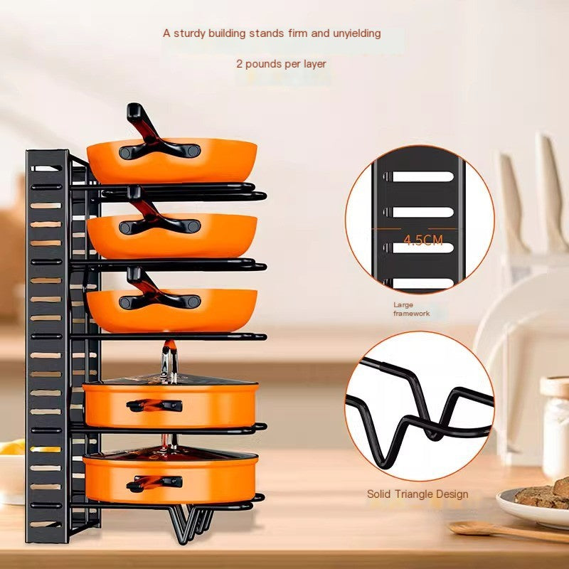 Blackhaus - Folding Wrought Iron Storage Rack