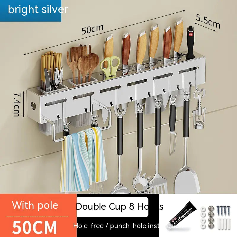 Blackhaus - Wall Mounted Utensil Storage Rack