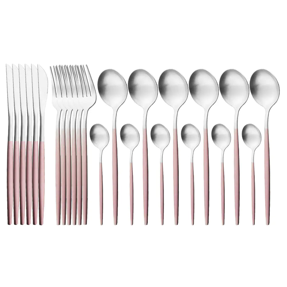 Roomsy Colorful - Matte Stainless Steel Cutlery Set