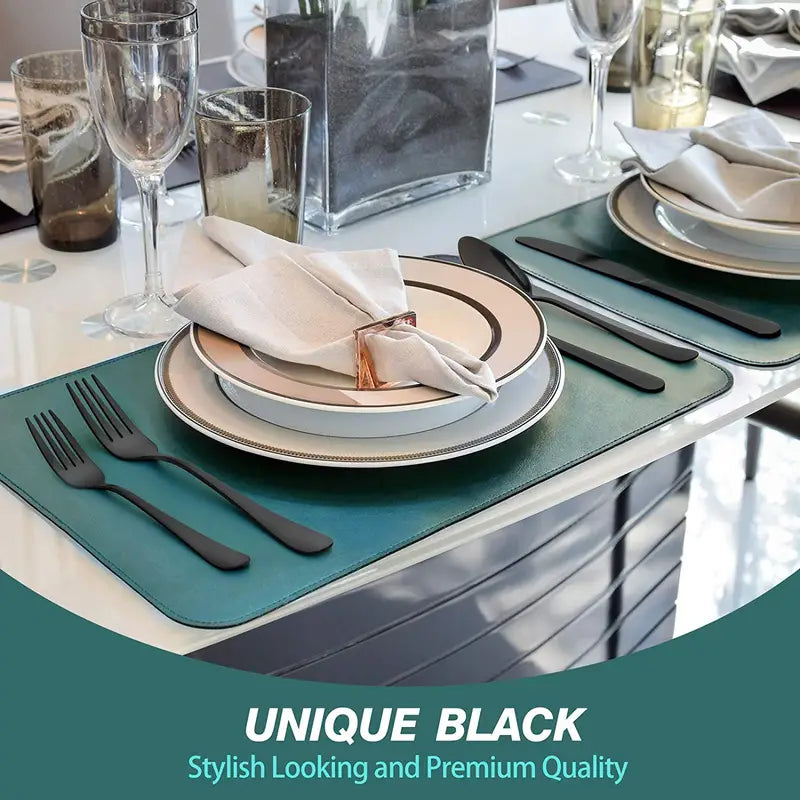 Blackhaus - 5-Piece  Stainless Steel Black Cutlery Set
