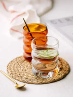 Wave Borosilicate Glass Cups