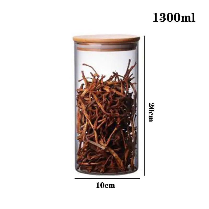 Roomsy Glass - Borosilicate Glass Storage Jar