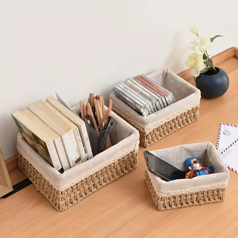 Woodhaus - Hand-woven Storage Basket Set