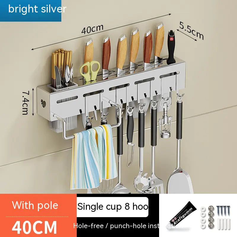 Blackhaus - Wall Mounted Utensil Storage Rack