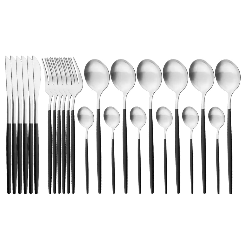 Roomsy Colorful - Matte Stainless Steel Cutlery Set