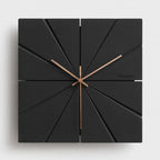 Blackhaus - Black Shaped Wall Clock