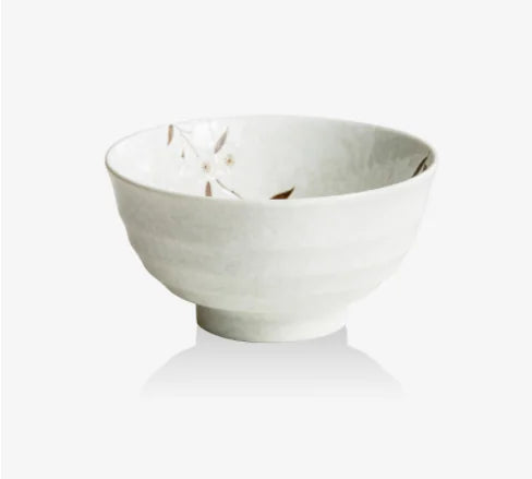 Japanese Handmade Mino Yaki Rice Bowl - Ceramics