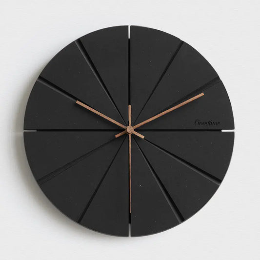 Blackhaus - Black Shaped Wall Clock