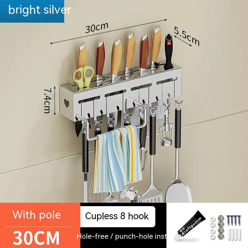 Blackhaus - Wall Mounted Utensil Storage Rack