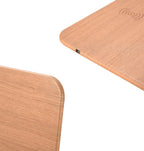 Elec - Wood Effect Wireless Charging Mouse Pad