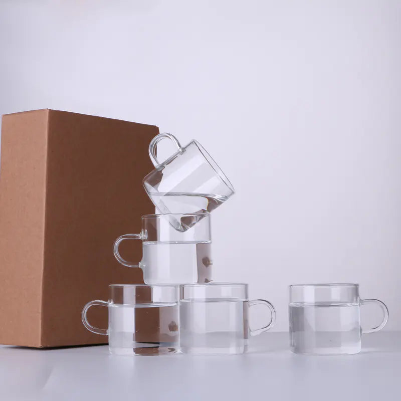Roomsy Glass - Small Borosilicate Glass Cup Set