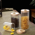 Roomsy Glass - Ribbed Borosilicate Glass Storage Containers