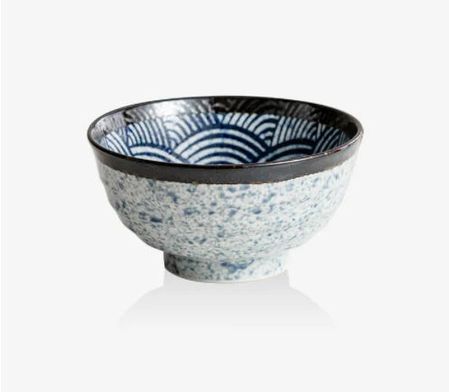 Japanese Handmade Mino Yaki Rice Bowl - Ceramics