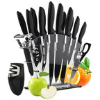 Blackhaus - 17-piece Stainless Steel Knife and Utensil Set