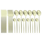 Roomsy Colorful - Matte Stainless Steel Cutlery Set