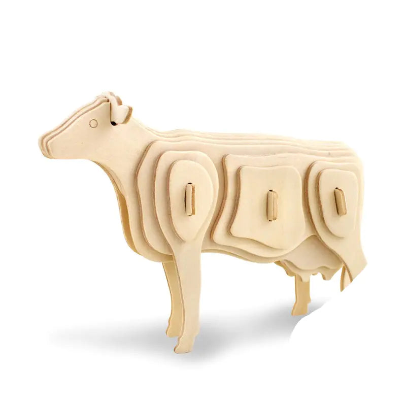 Wooden 3D Animal Puzzles