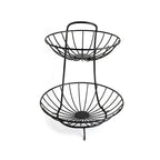 Blackhaus - Metal 2 tier Fruit Bowl