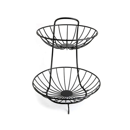 Blackhaus - Metal 2 tier Fruit Bowl