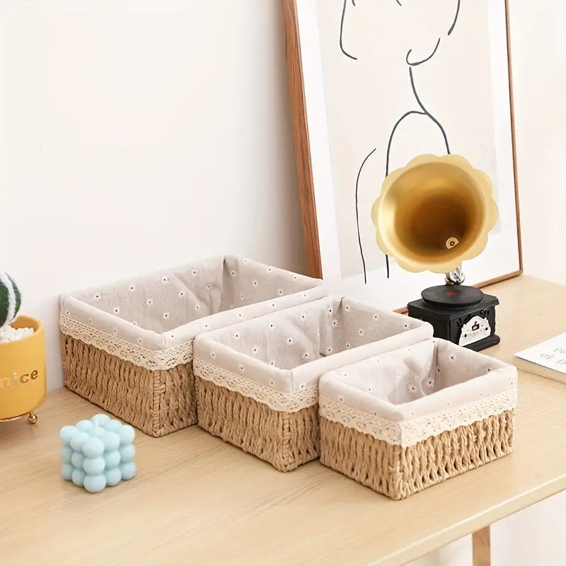 Woodhaus - Hand-woven Storage Basket Set