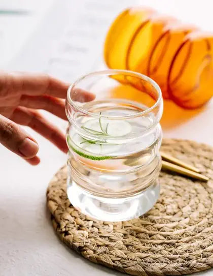 Wave Borosilicate Glass Cups