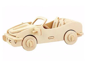 Wooden 3D Puzzle - Motor vehicles