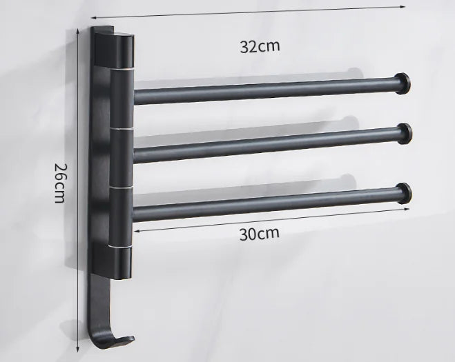 Blackhaus - Rotating Metal Towel Rack