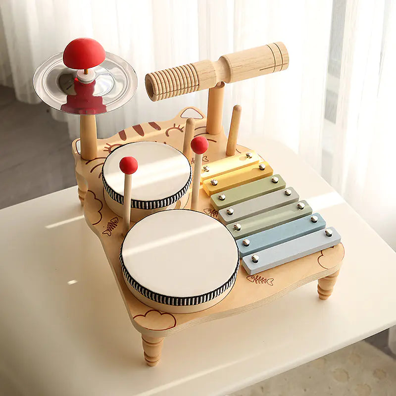 Woodhaus Tots - Wooden Music Station