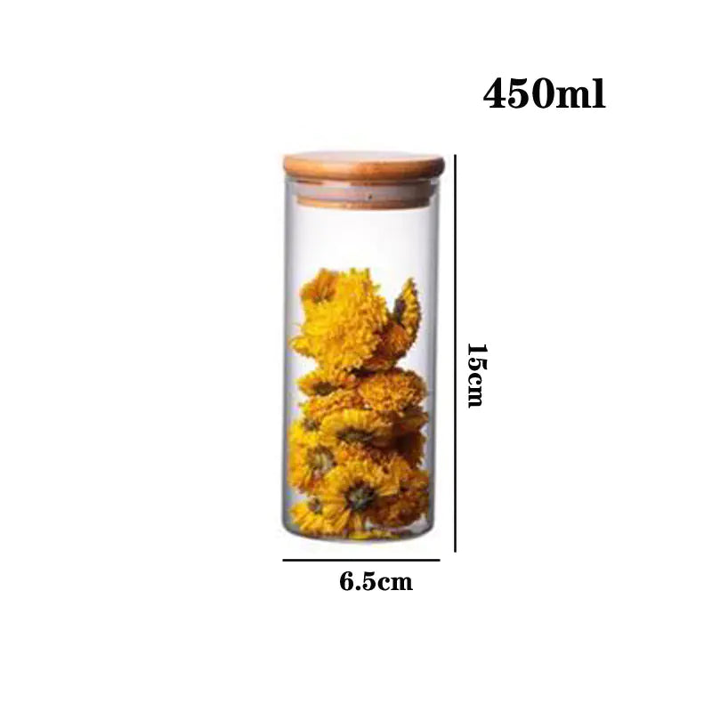 Roomsy Glass - Borosilicate Glass Storage Jar