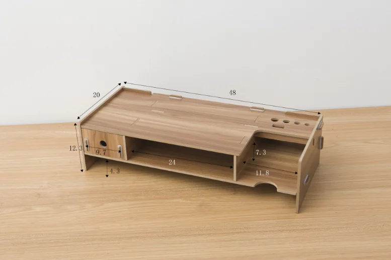 Easy Assemble Computer Stand and Organizer