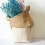Natural Linen Storage Basket