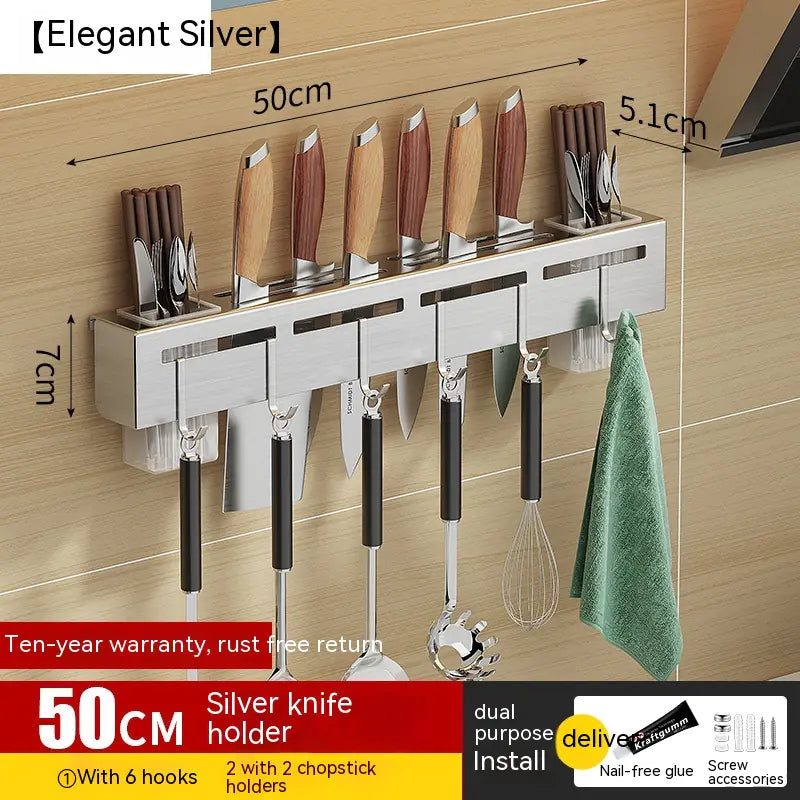 Blackhaus - Wall Mounted Utensil Storage Rack