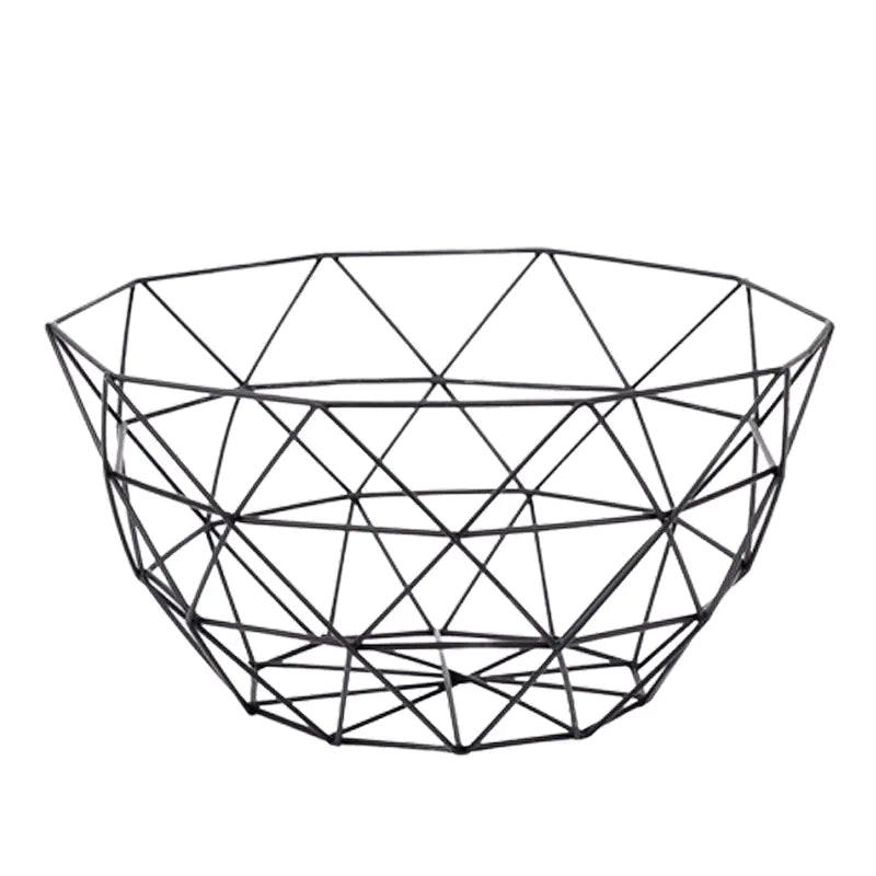 Blackhaus - Metal Geometric Fruit Basket