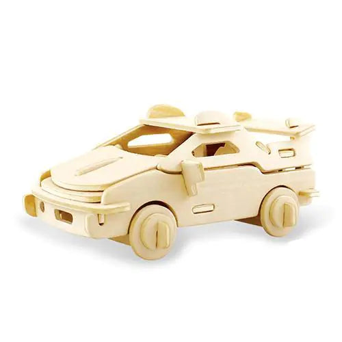 Wooden 3D Puzzle - Motor vehicles