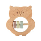 Woodhaus Tots - Wooden Animal Hand Rattle Toy