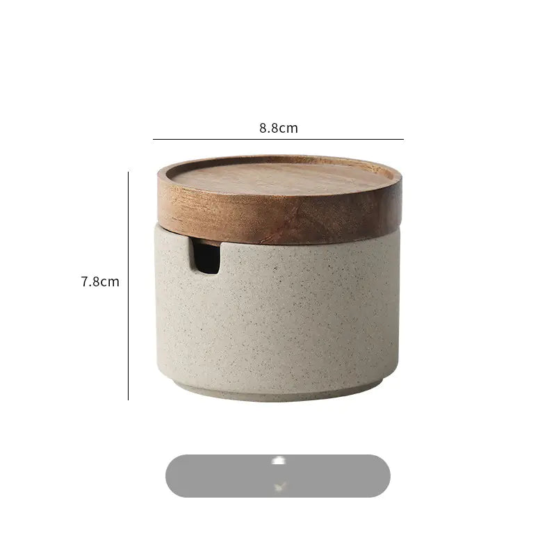 Japanese-style Ceramic Seasoning Pots