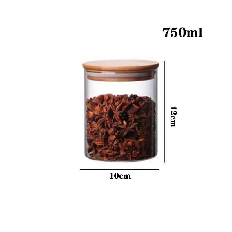 Roomsy Glass - Borosilicate Glass Storage Jar