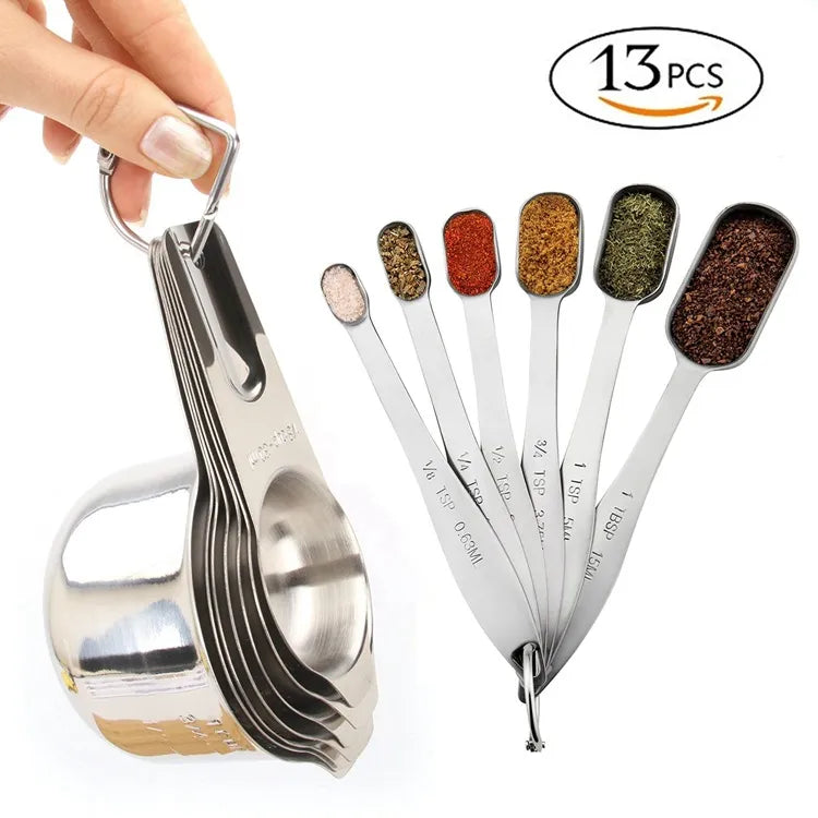 Miir - 13-Piece Stainless Steel Measuring Cup & Spoon Set