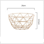 Blackhaus - Metal Geometric Fruit Basket