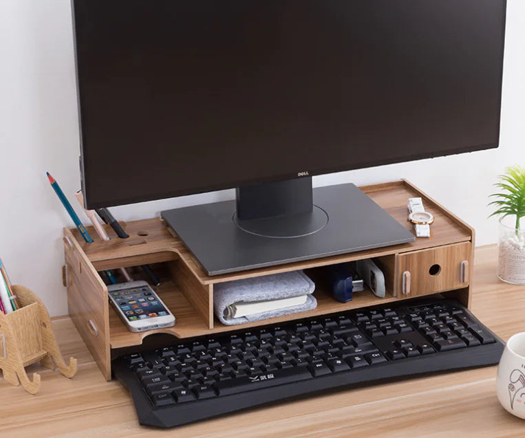 Easy Assemble Computer Stand and Organizer