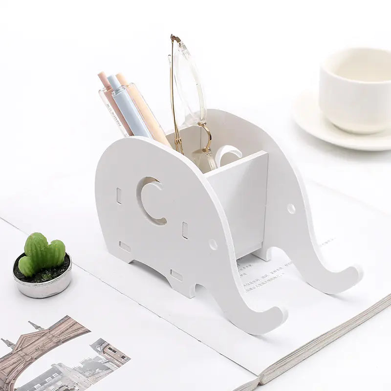Wooden Mini Animal Desk Organiser