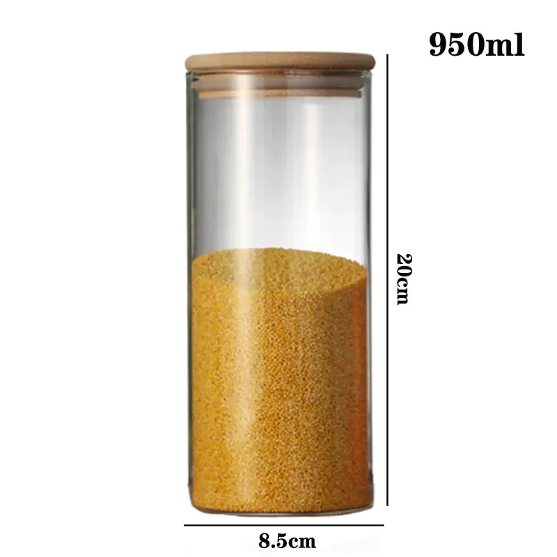 Roomsy Glass - Borosilicate Glass Storage Jar