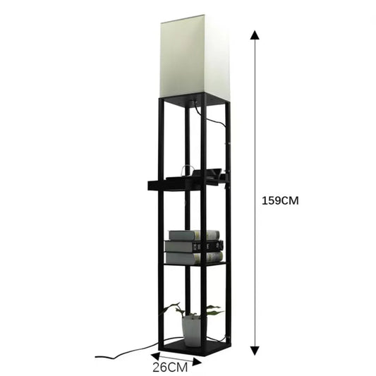 Blackhaus - Freestanding Lamp with Shelf