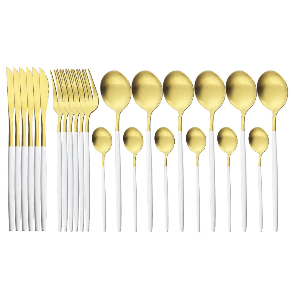 Roomsy Colorful - Matte Stainless Steel Cutlery Set