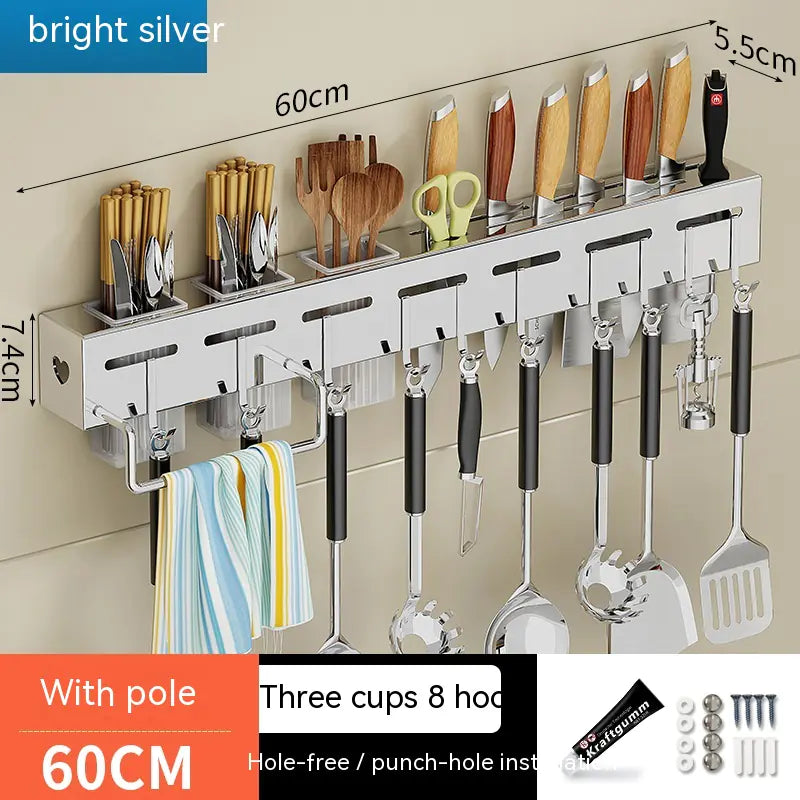 Blackhaus - Wall Mounted Utensil Storage Rack